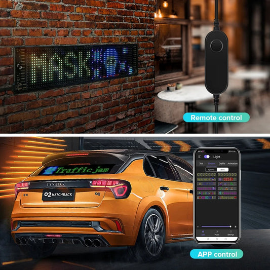 AutoGlowy - Flexible LED Message Display